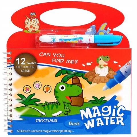 Magiczna Kolorowanka wodna wzory prezent Mikołajki