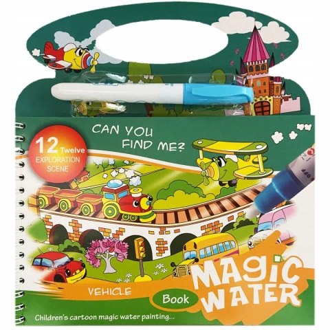 Magiczna Kolorowanka wodna wzory prezent Mikołajki