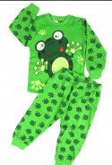 Piżamka żabka zielona piżama 3 6 miesięcy 68 żaba