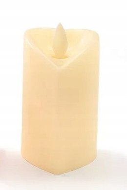 ŚWIECZKA DO KAPLICZKI SERCE BIAŁE KREMOWE