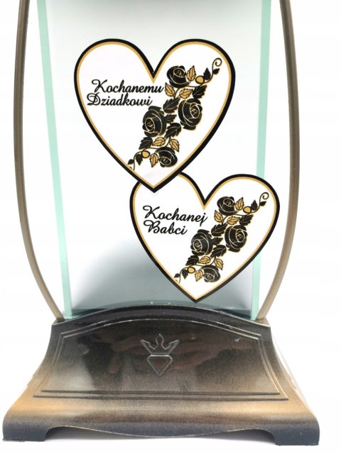 ZNICZ Z NAPISEM DLA BABCI DZIADKA NA DZIEŃ BABCI