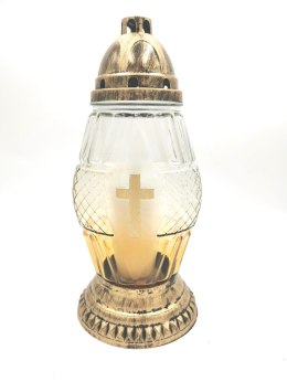 Znicz Szklany z Krzyżem Ombre (Wybór)