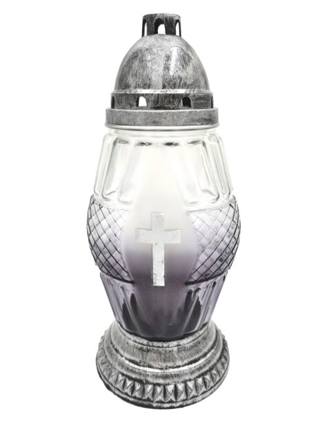 Znicz Szklany z Krzyżem Ombre (Wybór)