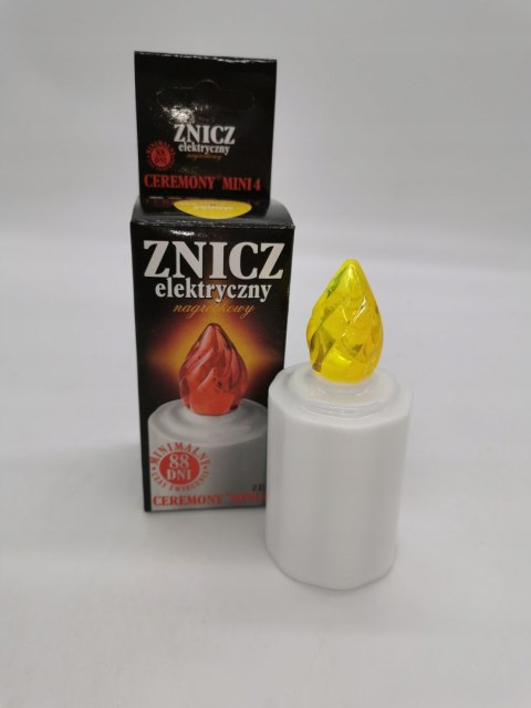 Znicze wkłady elektryczne diod LED 88 dni ŻÓŁTY