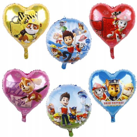 Balony foliowe Psi patrol 8 sztuk balon foliowy