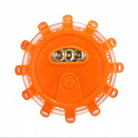 Błyskowa lampa ostrzegawcza LED - na magnes