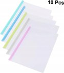 Dokumenty teczki z zaciskiem 10 szt obwoluty kolor
