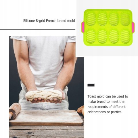 Forma foremki zestaw do bagietek chleba bułek