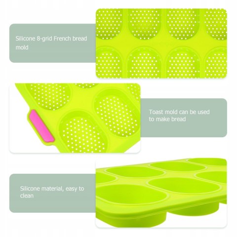 Forma foremki zestaw do bagietek chleba bułek