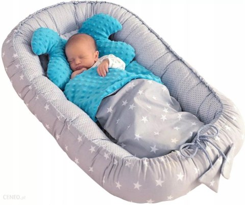 Kokon niemowlęcy Gniazdo Otulacz BABYNEST MISIE