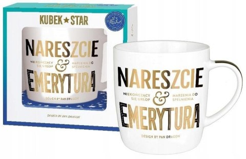 Kubek DLA EMERYTA I EMERYTKI PREZENT NA EMERYTURE