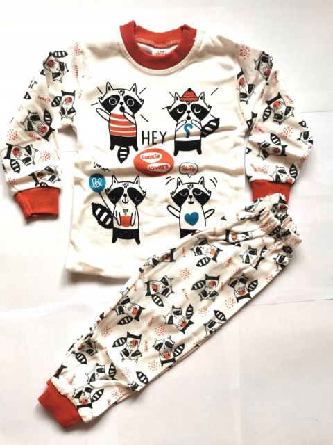 Piżama dla chłopca roczek 80 86 szopy piżamka 1rok