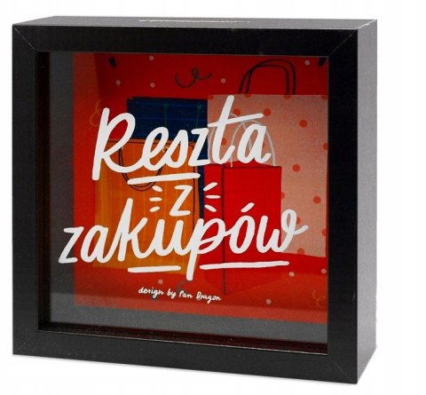 WESOŁA Skarbonka ZABAWNY Prezent na PARAPETÓWKĘ