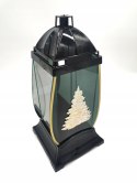 ZNICZ LAMPION BOŻE NARODZENIE CHOINKA BIAŁA ŚWIĘTA