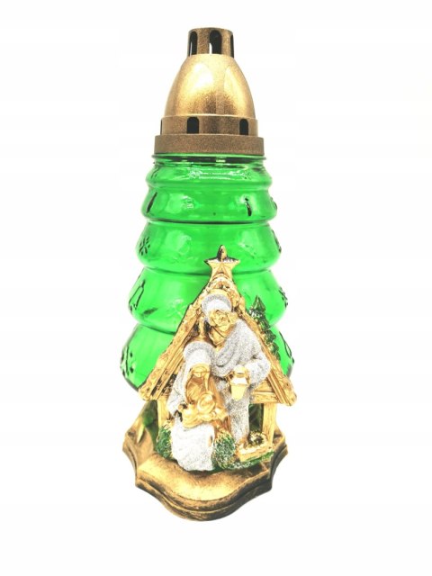 ZNICZ ŚWIĄTECZNY RODZINA MARYJA JEZUS SZOPKA ZŁOTA