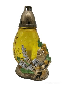 ZNICZ WIELKANOCNY KURCZACZEK ZŁOTE DEKORACJE