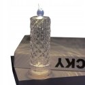 ZNICZ WKŁAD ŚWIECA LED KRYSZTAŁ 3D