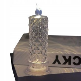 ZNICZ WKŁAD ŚWIECA LED KRYSZTAŁ 3D
