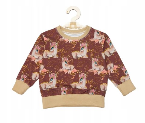 Zestaw Świąteczny dres zlote brązowe jelonki r. 92