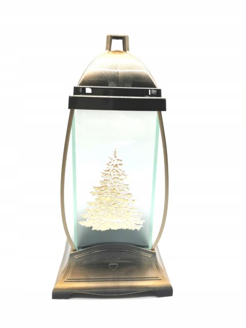 Znicz ŚWIĄTECZNY MATOWA kapliczka choinka BARYŁKA