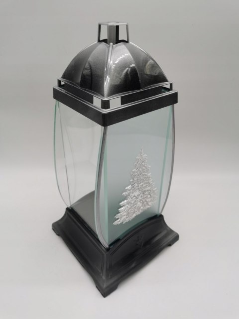 Znicz na grób szklany znicz lampion świąteczny hit