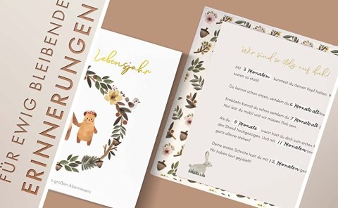 Album fotograficzny dla niemowląt pamiątka prezent