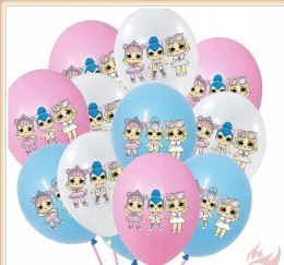 Balony laleczki LOL SURPRISE kolorowe urodzi 15szt