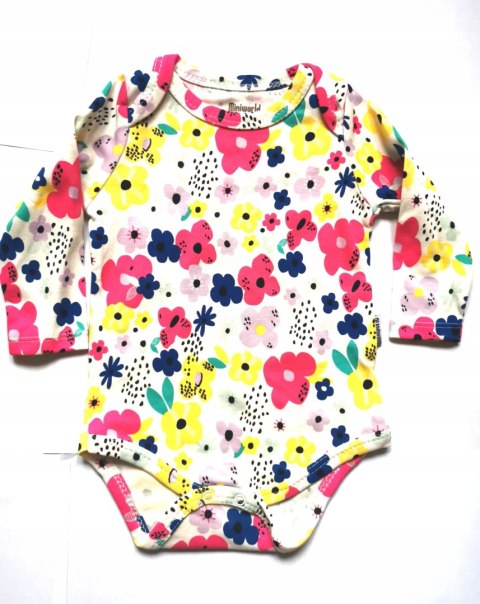 Body Niemowlęce 2 szt. kwiatki Wielkanocne 74 80r