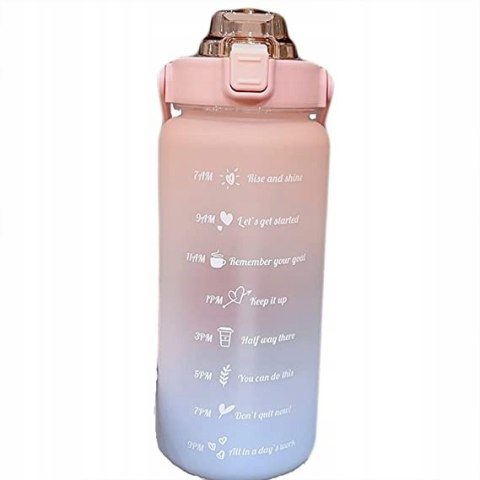 Butelka MYFOREST 2000 ml wielokolorowa róż ombre