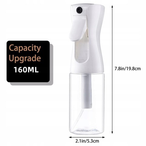 Butelka z rozpylaczem do włosów delikatna mgiełka