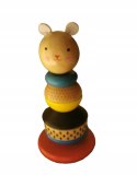 DREWNIANA piramida królik WAŃKA WSTAŃKA myszka
