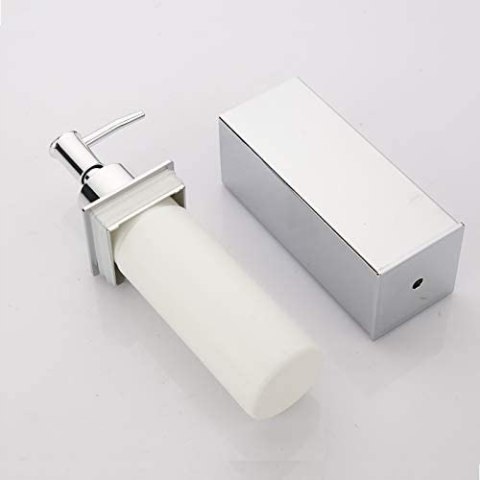 Dozownik mydła ze stali nierdzewnej chrom srebrny