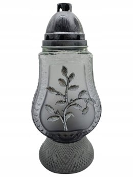 ELEGANCKI ZNICZ DRZEWO ARTYSTYCZNE SREBRNE GRAFITOWE