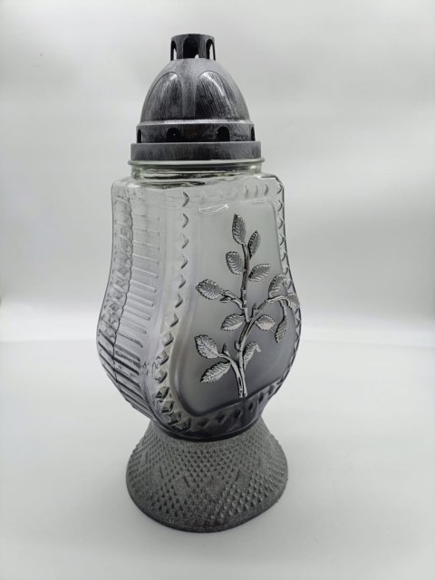 ELEGANCKI ZNICZ DRZEWO ARTYSTYCZNE SREBRNE GRAFITOWE