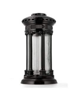 Elegancki ZNICZ LAMPION CZARNY SANTA MAROZZA DUŻY 33 CM CZARNA Wieża ciężka