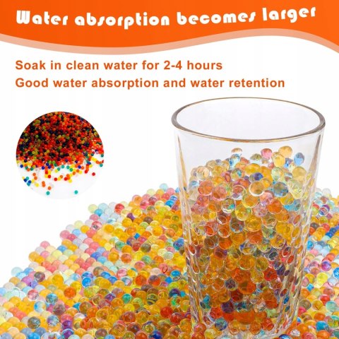 HYDROŻEL KULKI ŻELOWE ZIEMIA DO KWIATÓW 8000 Sztuk