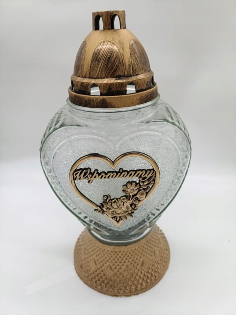 KRYSZTAŁOWY ZNICZ SERCE SZKLANE WSPOMINAMY (wybór)