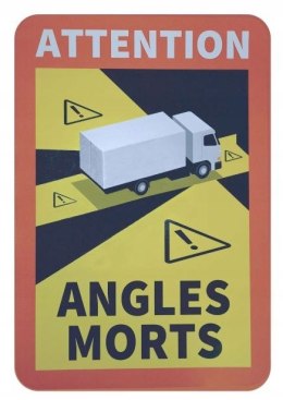 Naklejka MAGNETYCZNA martwego pola ciężarówka TIR