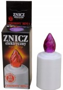 WKŁAD ELEKTRYCZNY Fioletowy ledowy Znicz led 88dni