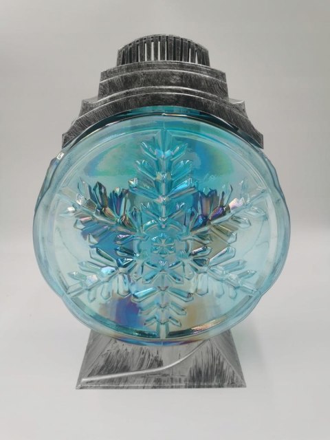 ZNICZ ŚWIĄTECZNY NIEBIESKA CHOINKA SZOPKA TURKUSOWY ZNICZ BOŻE NARODZENIE