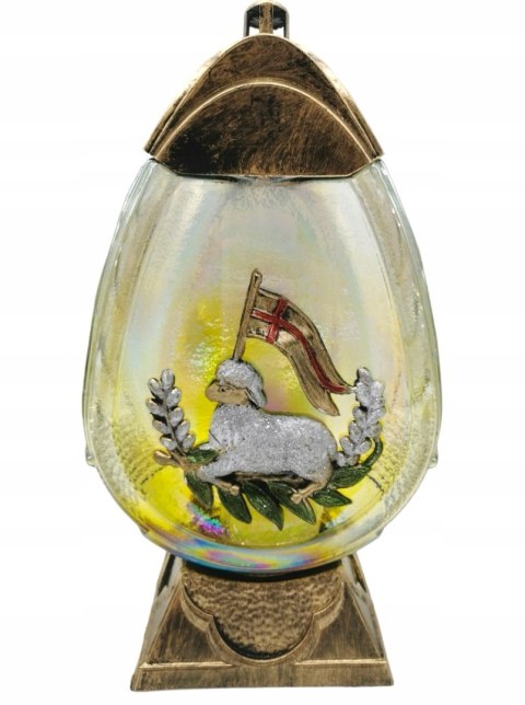 ZNICZ WIELKANOCNY BARANEK ZŁOTY JAJKO WIELKANOCNE