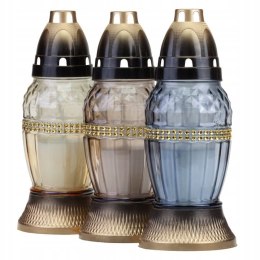 ZNICZ lampion ombre z cekinami małe latarenki mix kolorów