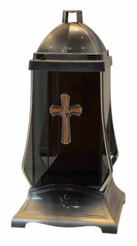 ZNICZ SZKLANA KAPLICZKA Z LUSTREM I KRZYŻEM (WYBÓR)